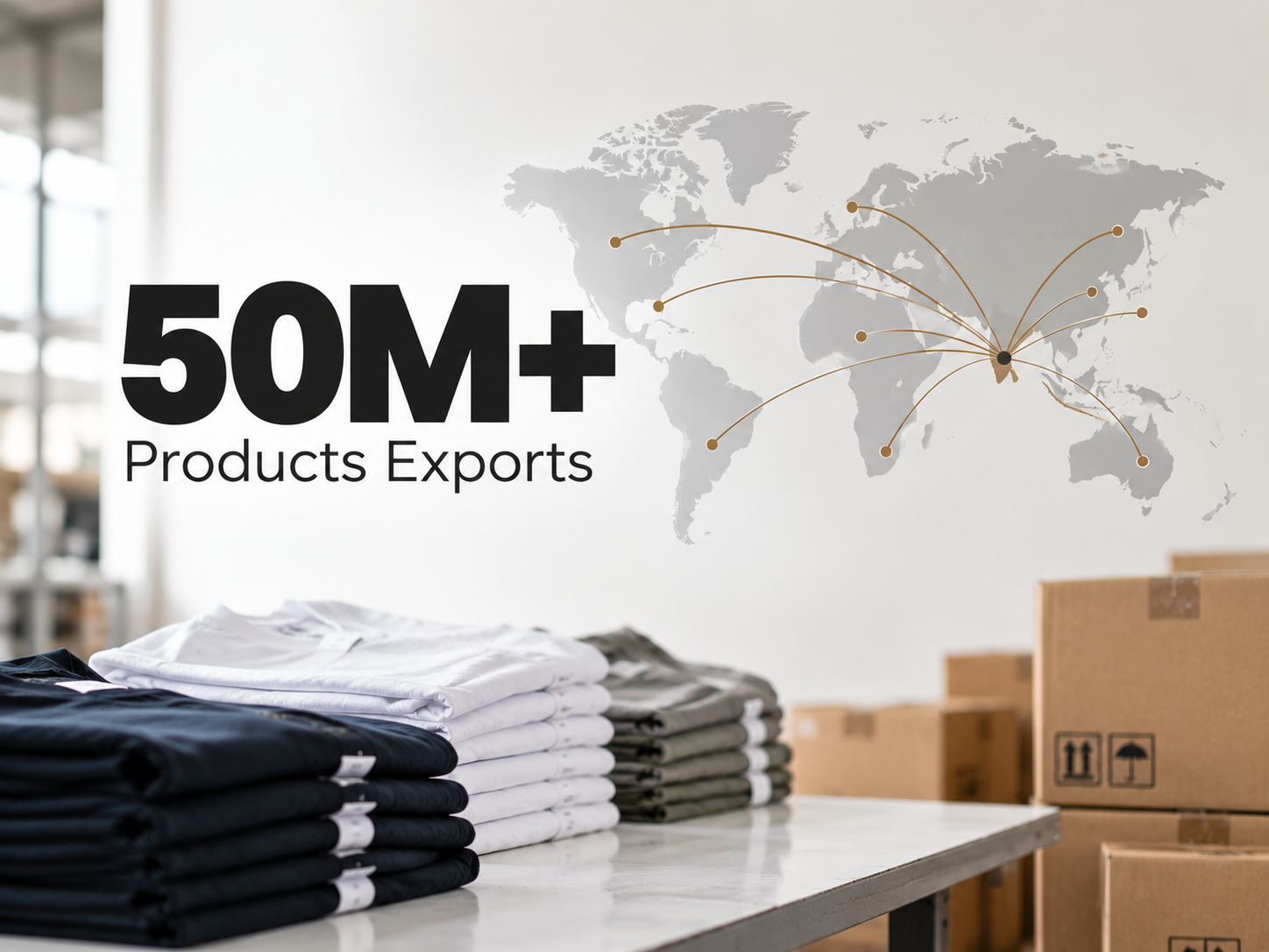 50M+ Global Apparel Exports